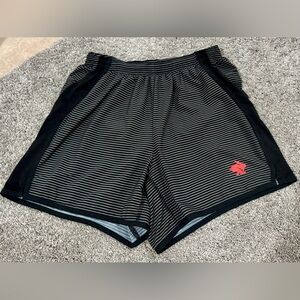 Rabbit-Men’s Running shorts- Size M- Black/Gray Stripped
